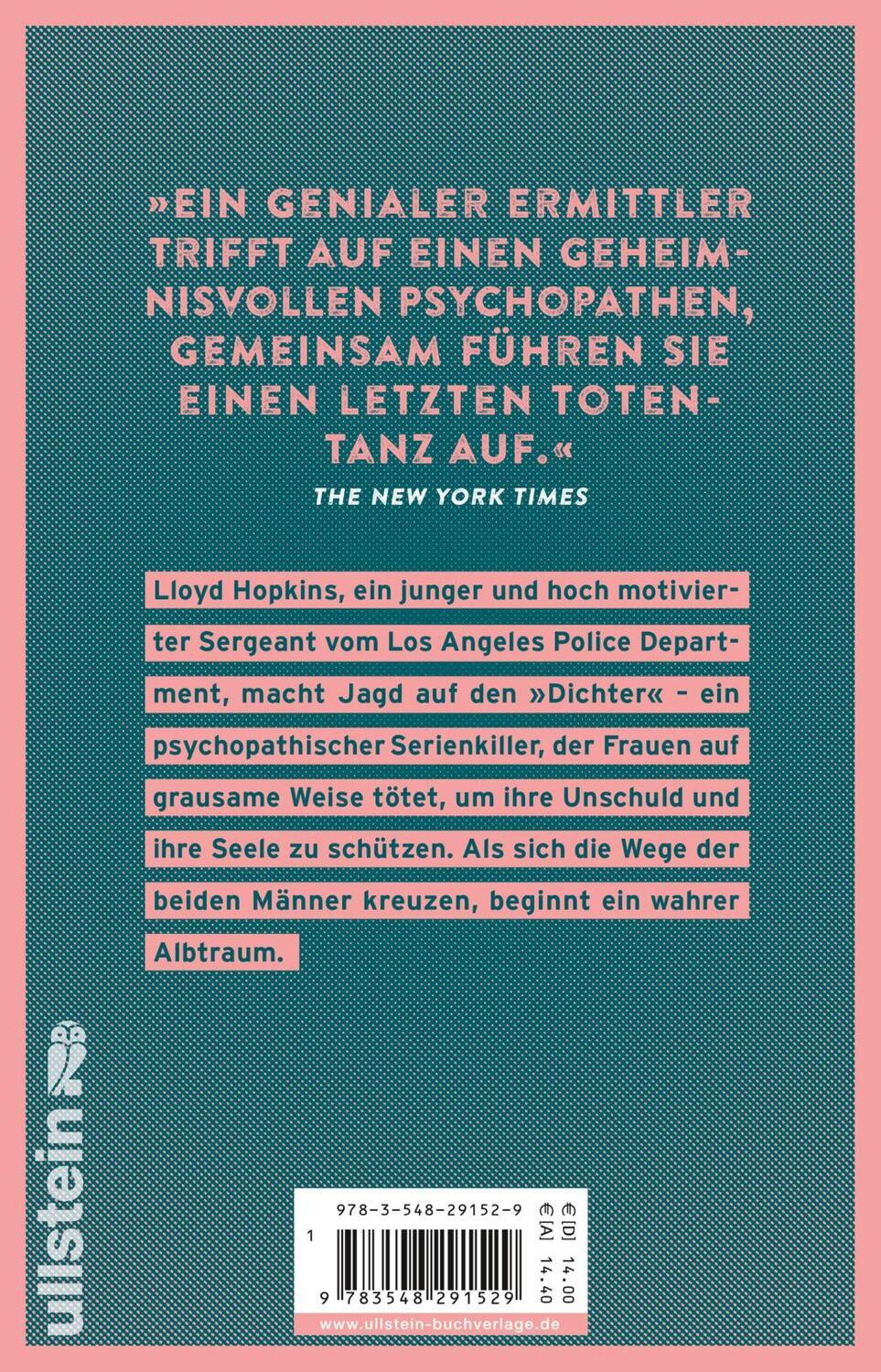 Rückseite: 9783548291529 | Blut auf dem Mond | Die Lloyd-Hopkins-Trilogie, Band 1 | James Ellroy