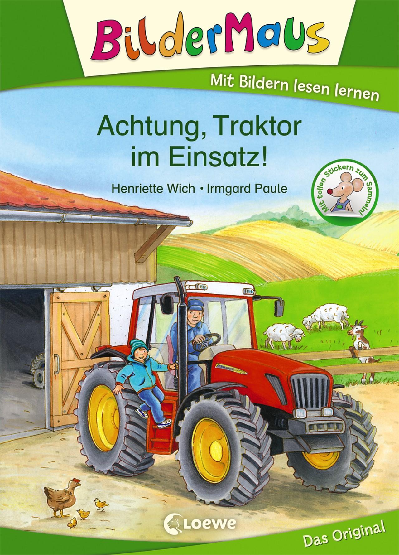 Cover: 9783743205130 | Bildermaus - Achtung, Traktor im Einsatz! | Henriette Wich | Buch