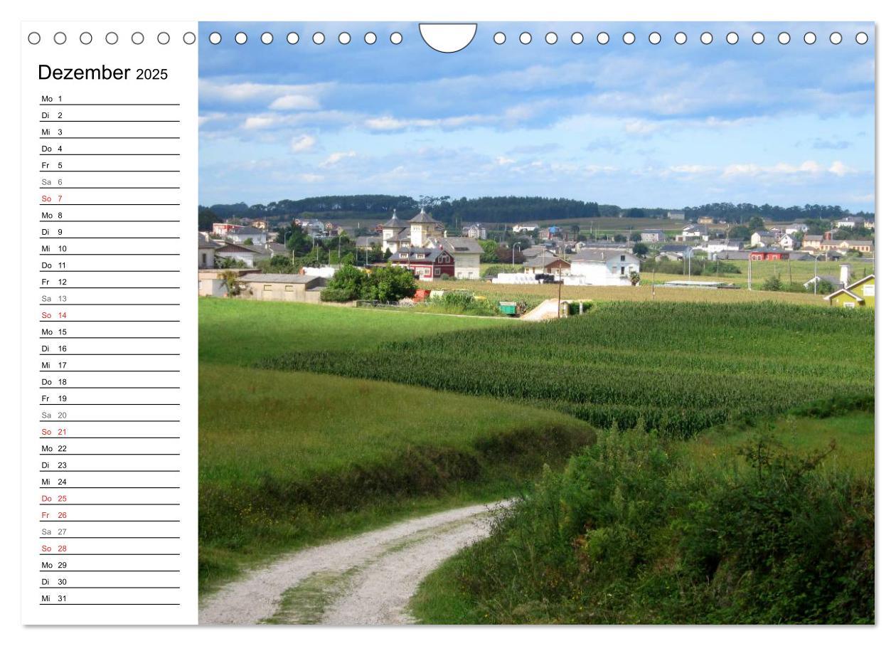 Bild: 9783435520961 | Camino del norte - Küstenweg (Wandkalender 2025 DIN A4 quer),...