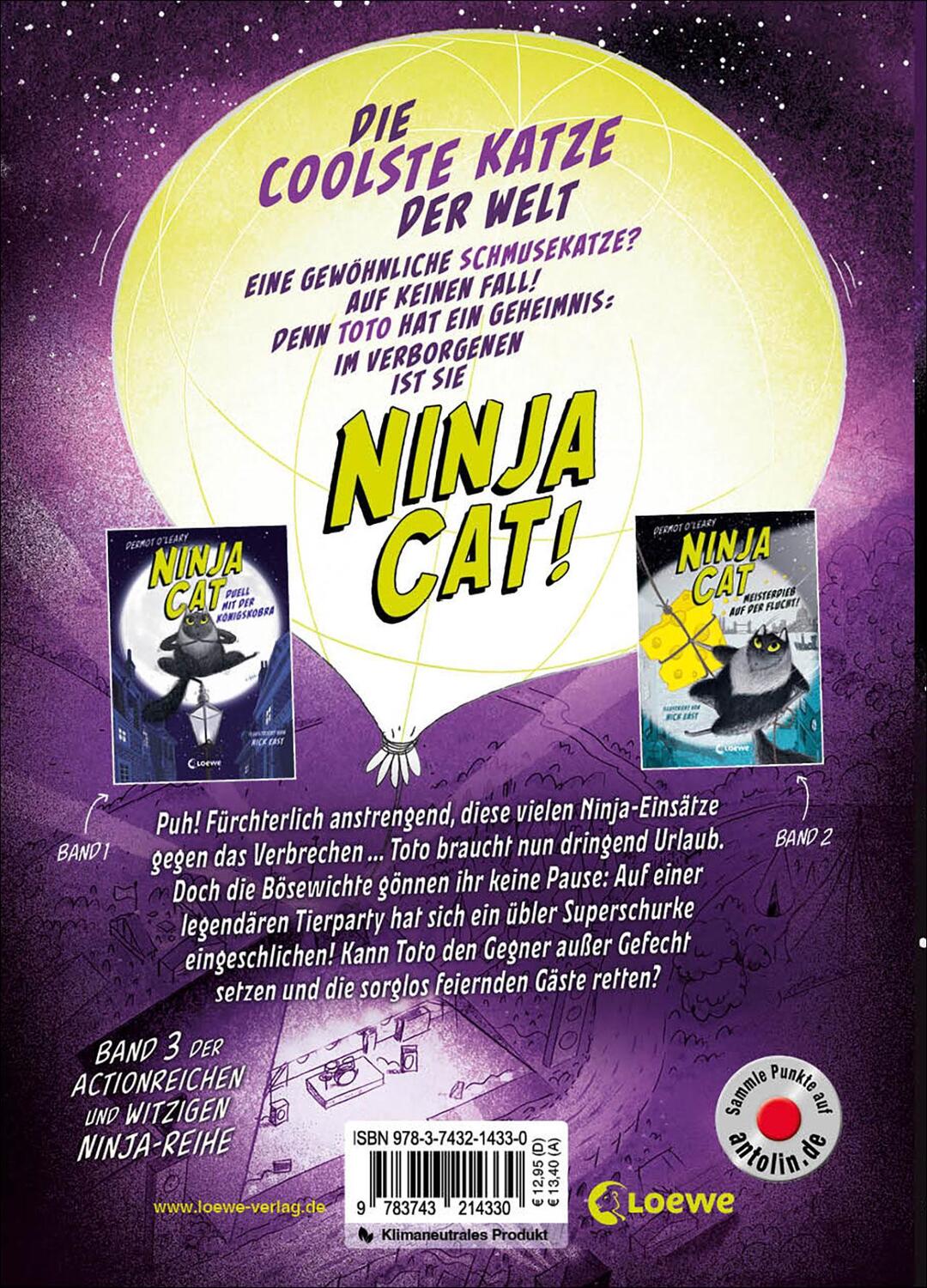 Rückseite: 9783743214330 | Ninja Cat (Band 3) - Die Rache des Superschurken | Dermot O'Leary