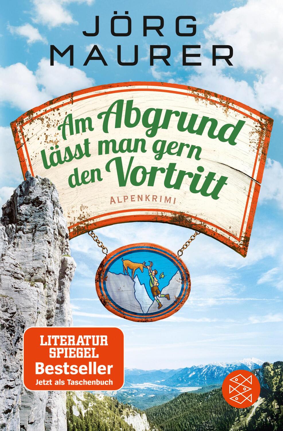 Cover: 9783596036370 | Am Abgrund lässt man gern den Vortritt | Alpenkrimi | Jörg Maurer