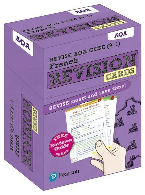 Cover: 9781292182070 | Pearson REVISE AQA GCSE French Revision Cards (with free online...