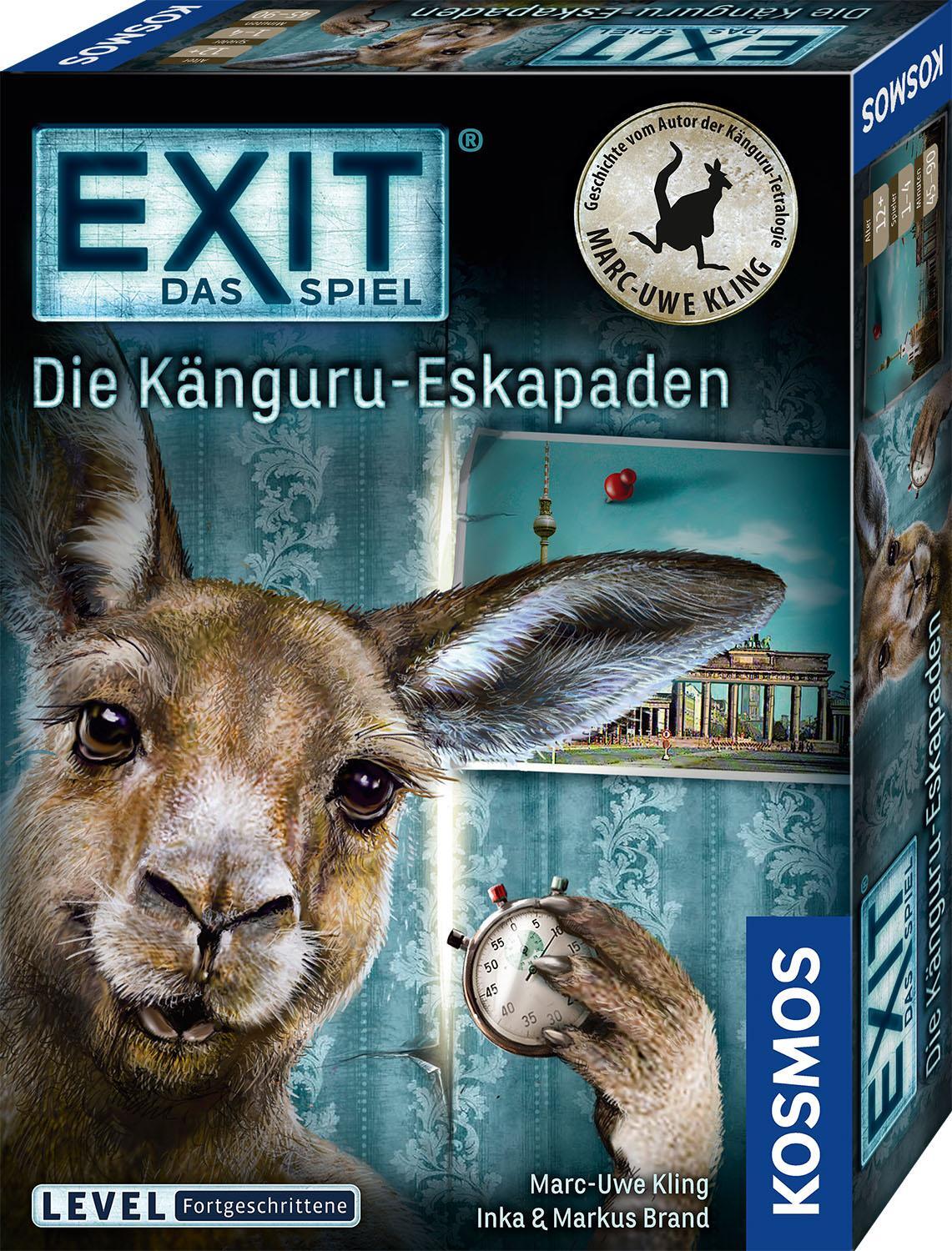 Cover: 4002051695071 | EXIT - Die Känguru-Eskapaden | 1 - 4 Spieler | Inka Brand (u. a.)