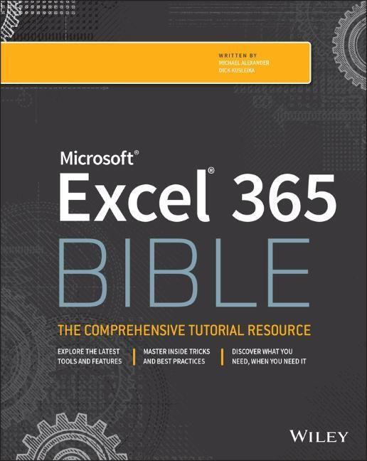 Cover: 9781119835103 | Microsoft Excel 365 Bible | Michael Alexander (u. a.) | Taschenbuch