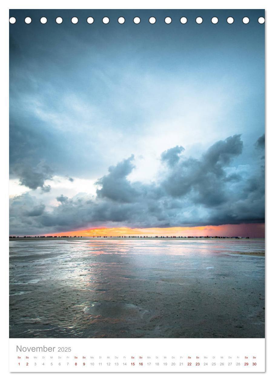 Bild: 9783435960606 | Amrum - Das Gesicht der Nordsee (Tischkalender 2025 DIN A5 hoch),...