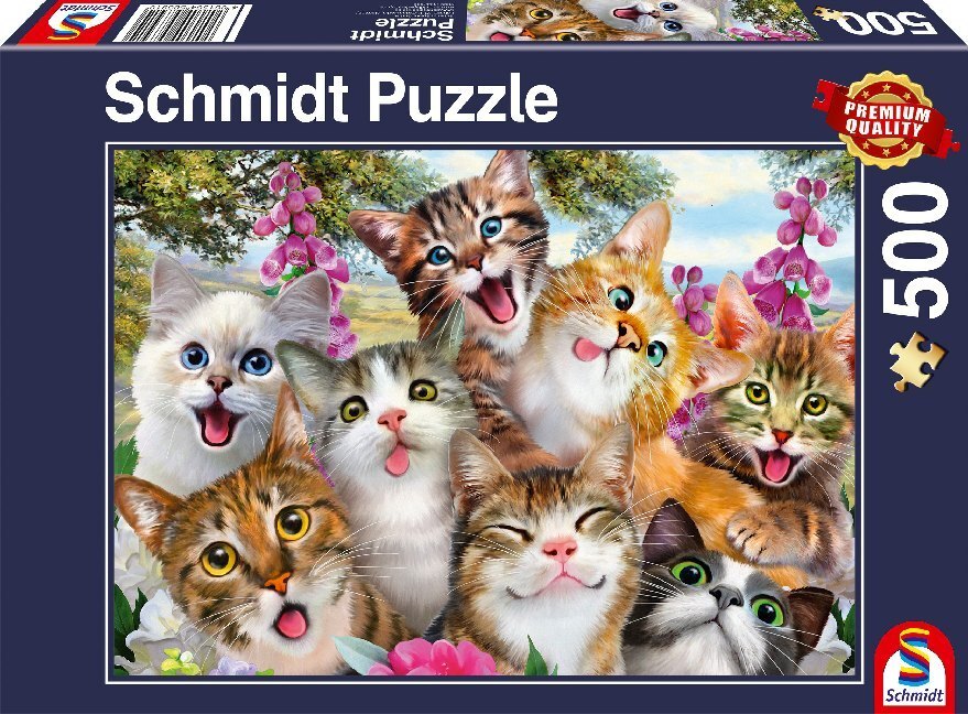 Cover: 4001504583910 | Katzen-Selfie (Puzzle) | Spiel | In Spielebox | 2019 | Schmidt