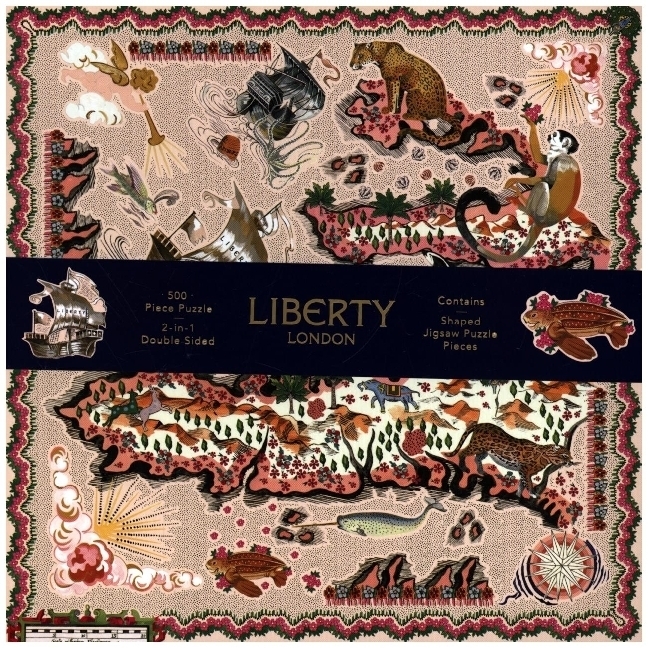 Cover: 9780735365469 | Liberty Maxine 500 Piece Double Sided Puzzle With Shaped Pieces | 2022