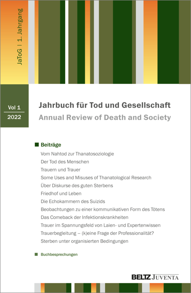 Cover: 9783779967279 | Jahrbuch Tod und Gesellschaft 2022 | Thorsten Benkel (u. a.) | Buch