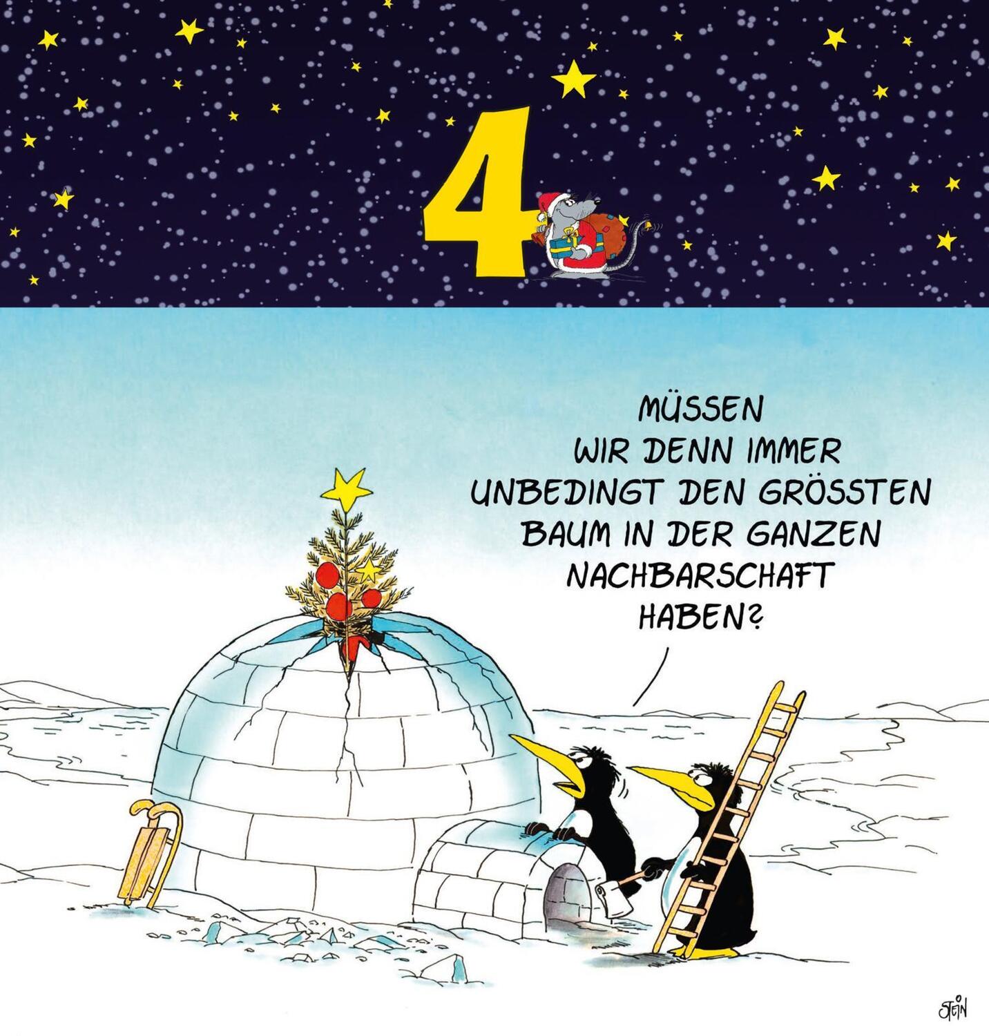 Bild: 9783830321279 | Uli Stein Adventskalender mit 24 Weihnachtskarten | Uli Stein | 25 S.