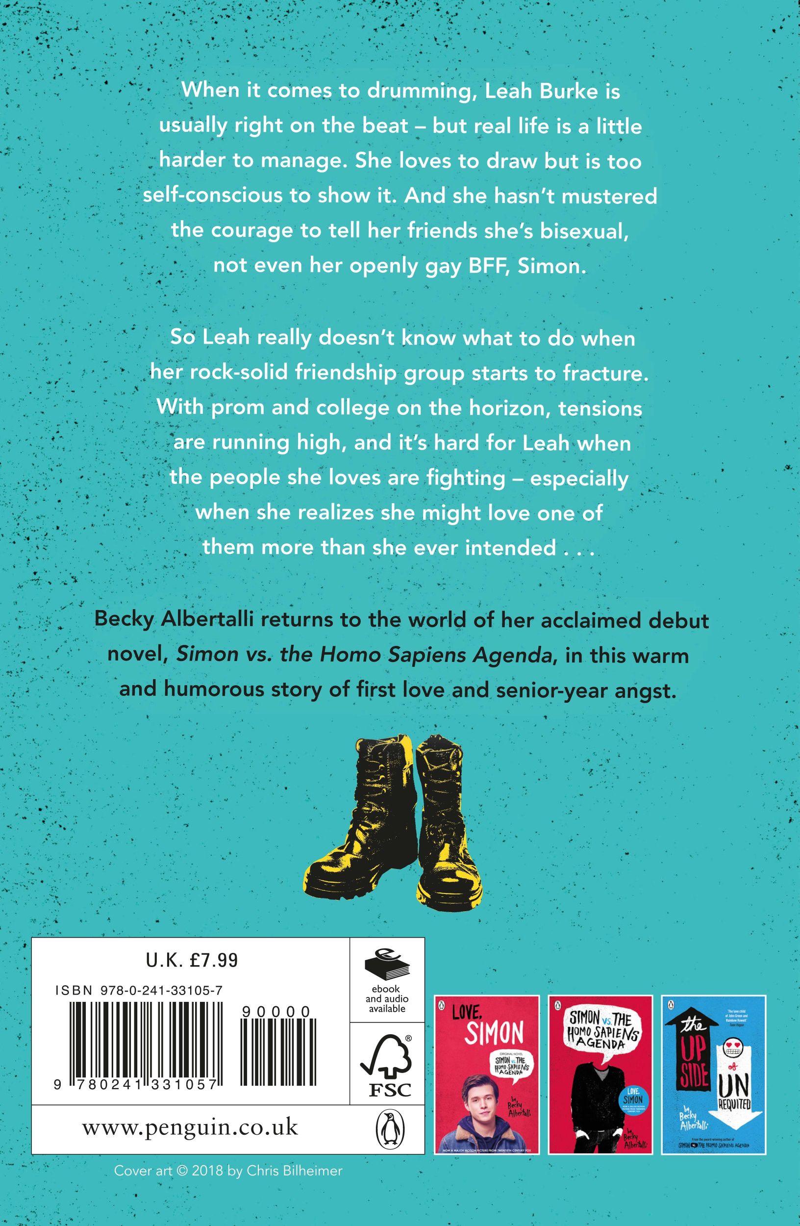 Rückseite: 9780241331057 | Leah on the Offbeat | Becky Albertalli | Taschenbuch | 343 S. | 2018