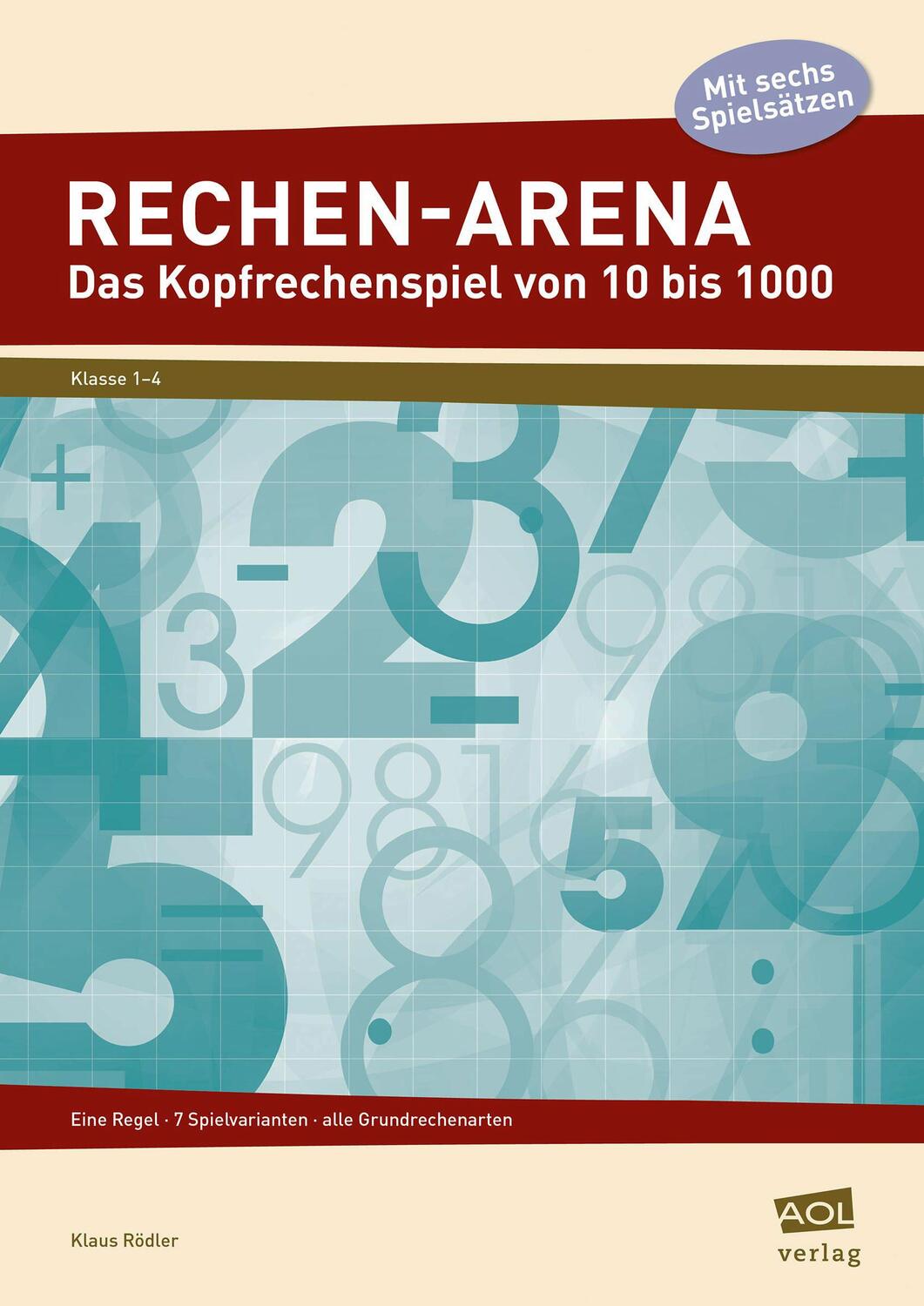 Cover: 9783403102779 | Rechen-Arena: Das Kopfrechenspiel von 10 bis 1000 | Klaus Rödler