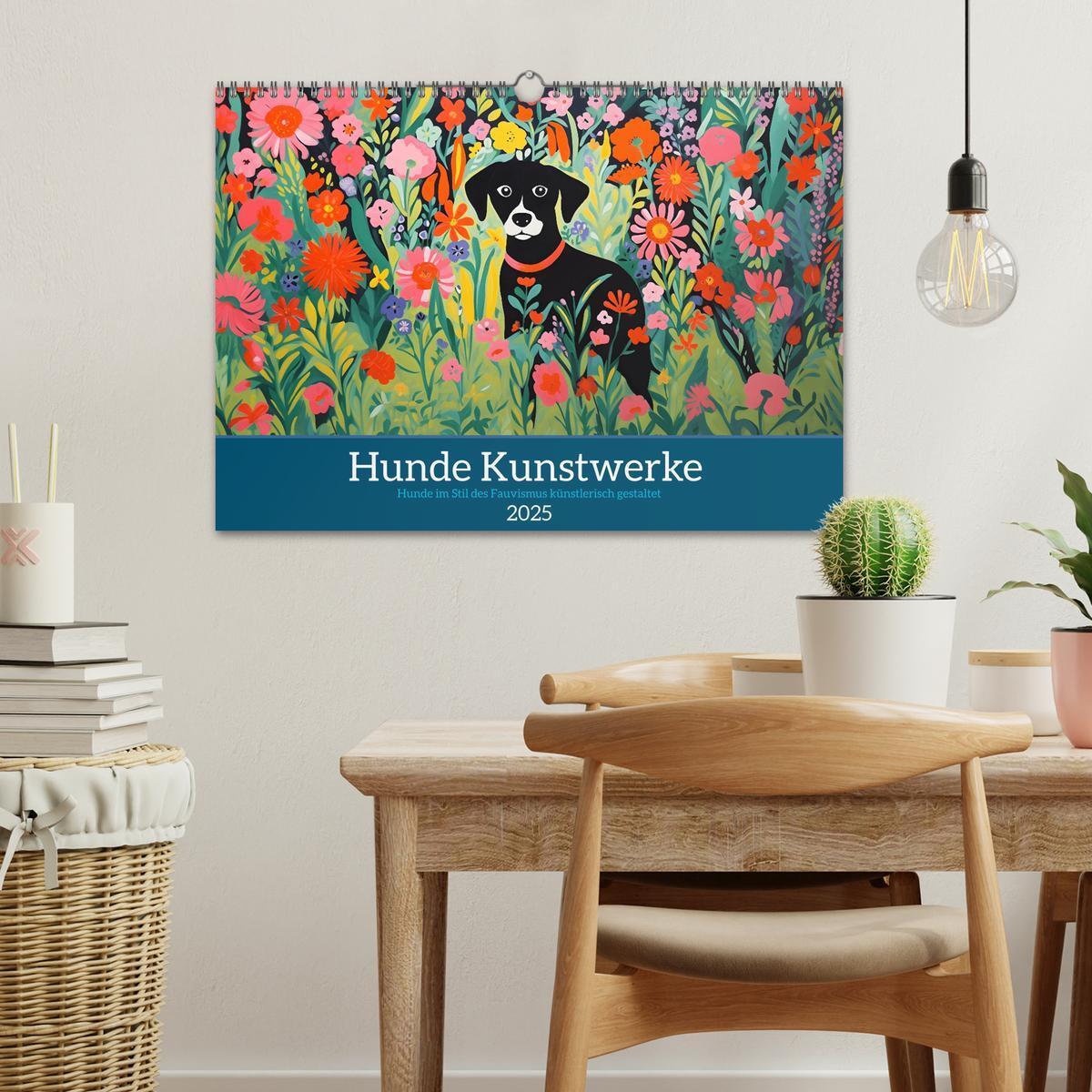 Bild: 9783435014408 | Hunde Kunstwerke - Hunde im Stil des Fauvismus künstlerisch...