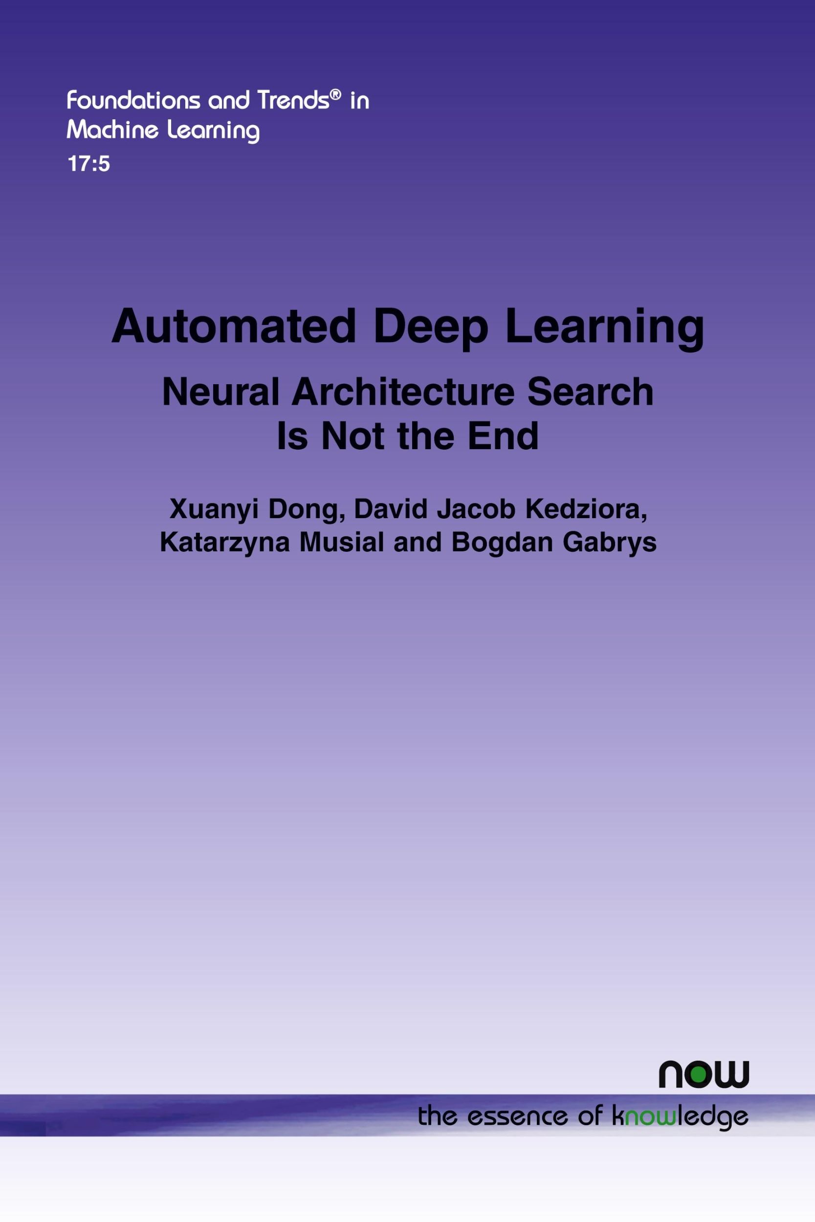 Cover: 9781638283188 | Automated Deep Learning | Neural Architecture Search Is Not the End