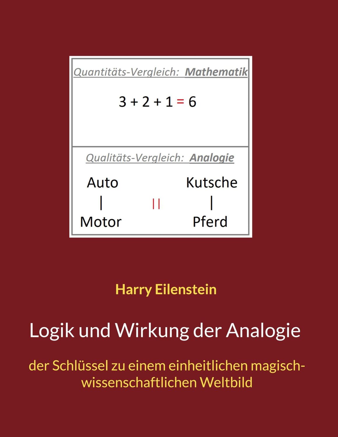 Cover: 9783756815586 | Logik und Wirkung der Analogie | Harry Eilenstein | Taschenbuch | 2022