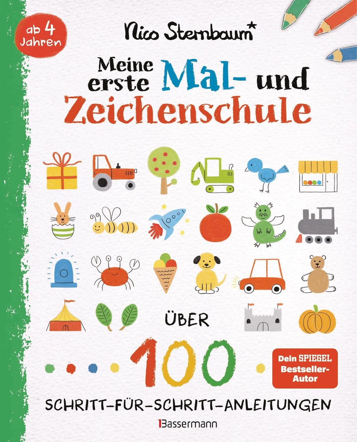 Cover: 9783809444992 | Meine erste Mal- und Zeichenschule. Ab 4 Jahren | Nico Sternbaum
