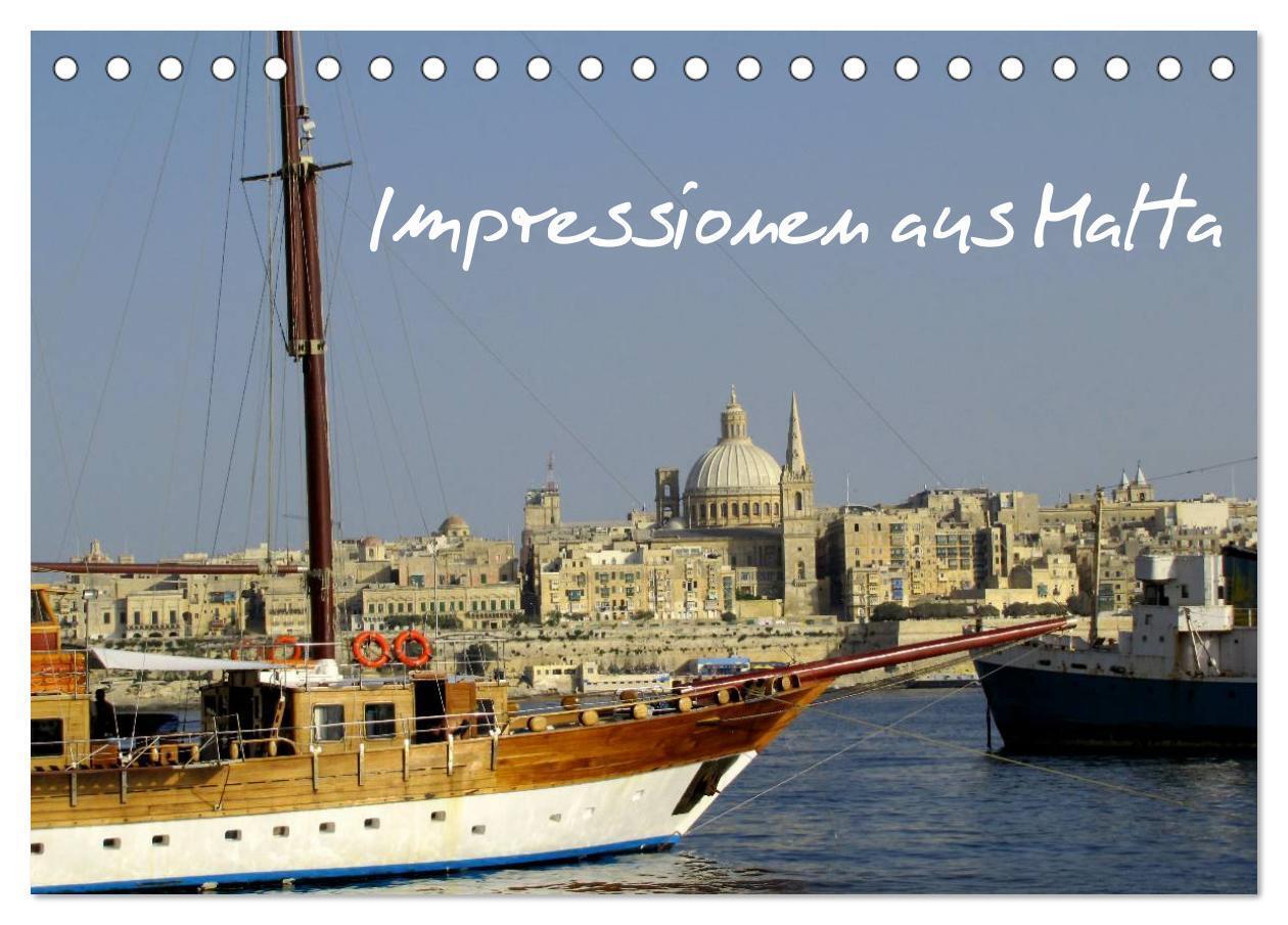 Cover: 9783383521881 | Impressionen aus Malta (Tischkalender 2024 DIN A5 quer), CALVENDO...