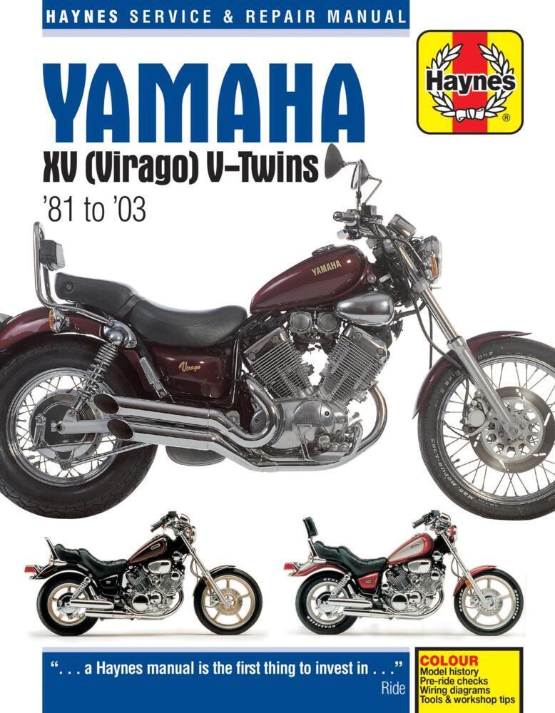 Cover: 9780857339034 | Yamaha XV Virago (81-03) Haynes Repair Manual | Haynes Publishing