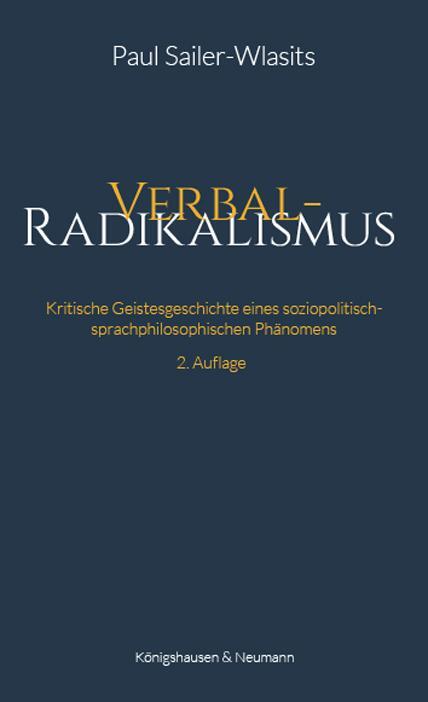 Cover: 9783826074363 | Verbalradikalismus | Paul Sailer-Wlasits | Taschenbuch | Deutsch