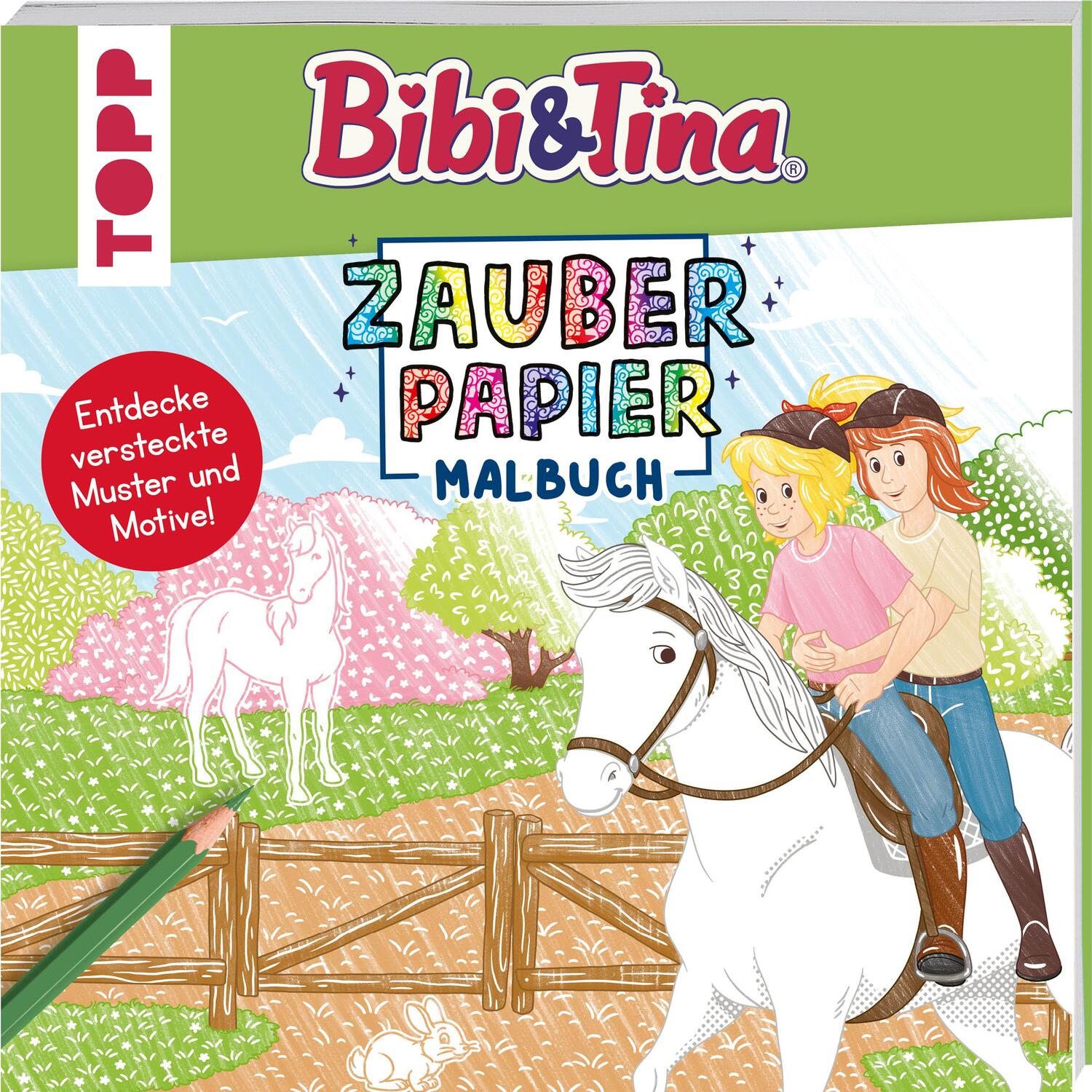 Cover: 9783735891778 | Zauberpapier Malbuch Bibi &amp; Tina | Frechverlag (u. a.) | Taschenbuch