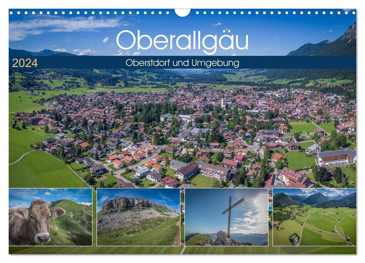 Cover: 9783675692626 | Oberallgäu - Oberstdorf und Umgebung (Wandkalender 2024 DIN A3...