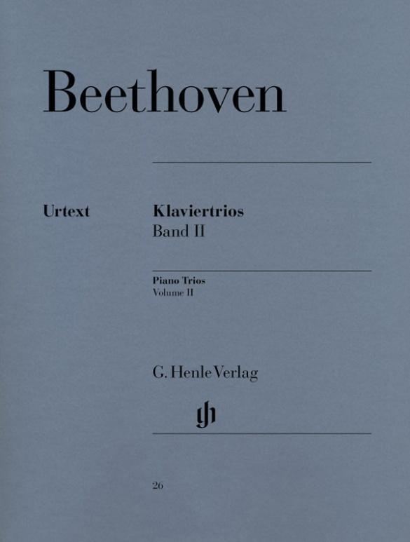 Cover: 9790201800264 | Beethoven, Ludwig van - Klaviertrios, Band II | Ludwig van Beethoven
