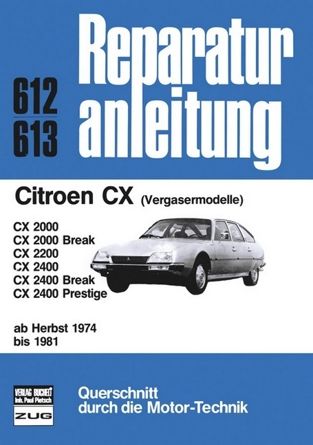 Cover: 9783716815496 | Citroen CX Herbst 1974 bis 1981 | Buch | 2012 | bucheli