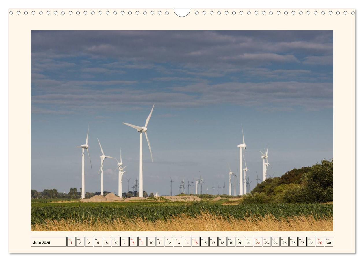 Bild: 9783435710652 | Windkraft in der Landschaft Ostfrieslands (Wandkalender 2025 DIN A3...