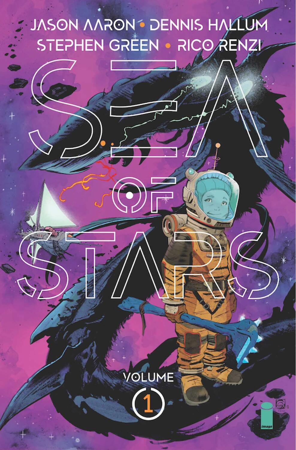 Cover: 9781534314955 | Sea of Stars Volume 1: Lost in the Wild Heavens | Jason Aaron (u. a.)