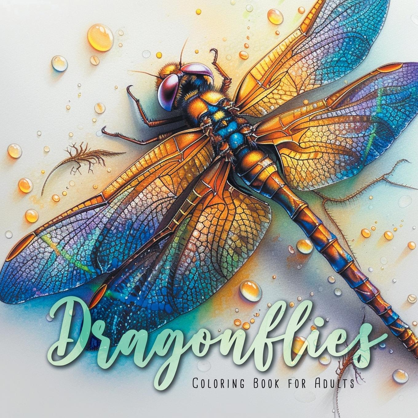 Cover: 9783758466793 | Dragonflies Coloring Book for Adults | Monsoon Publishing | Buch