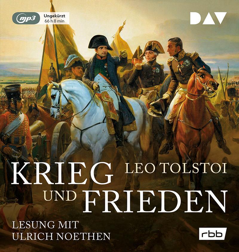 Cover: 9783862312993 | Krieg und Frieden | Ungekürzte Lesung mit Ulrich Noethen | Leo Tolstoi