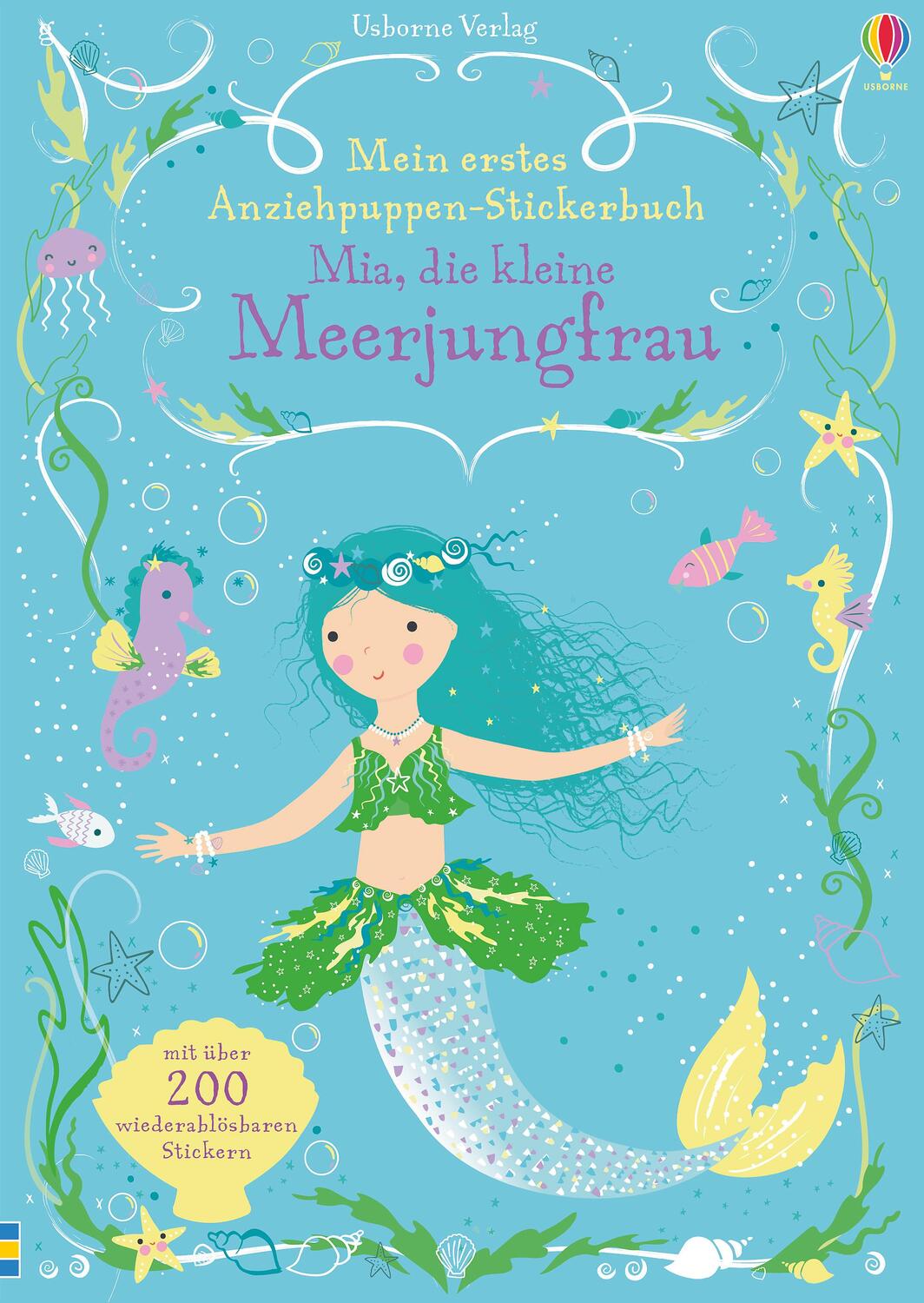 Cover: 9781782325697 | Mein erstes Anziehpuppen-Stickerbuch: Mia, die kleine Meerjungfrau