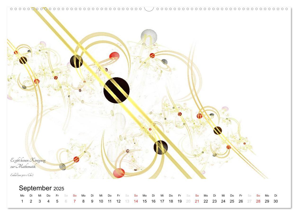 Bild: 9783435572830 | Mathematik - Grafiken und Zitate 2025 (Wandkalender 2025 DIN A2...