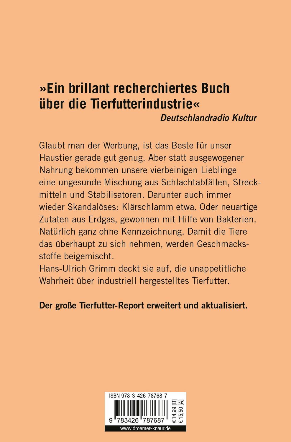 Rückseite: 9783426787687 | Katzen würden Mäuse kaufen | Hans-Ulrich Grimm | Taschenbuch | 315 S.
