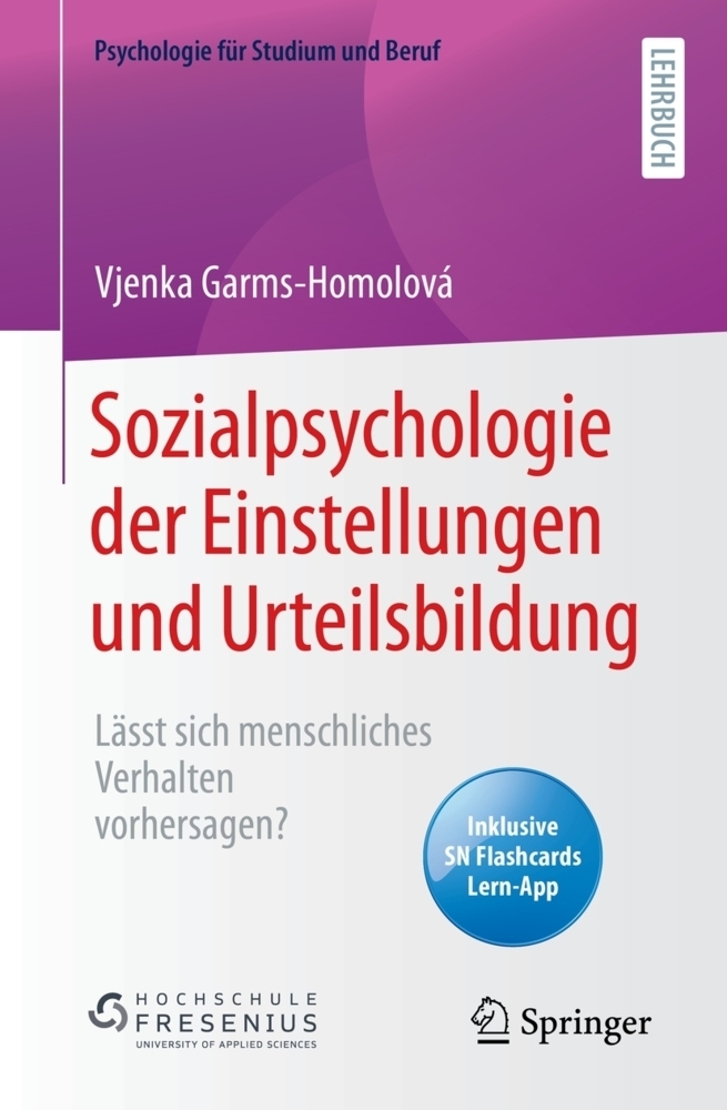 Cover: 9783662624333 | Sozialpsychologie der Einstellungen und Urteilsbildung | Bundle | VIII