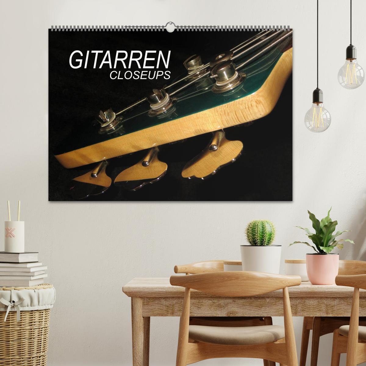 Bild: 9783435745753 | GITARREN Closeups (Wandkalender 2025 DIN A2 quer), CALVENDO...