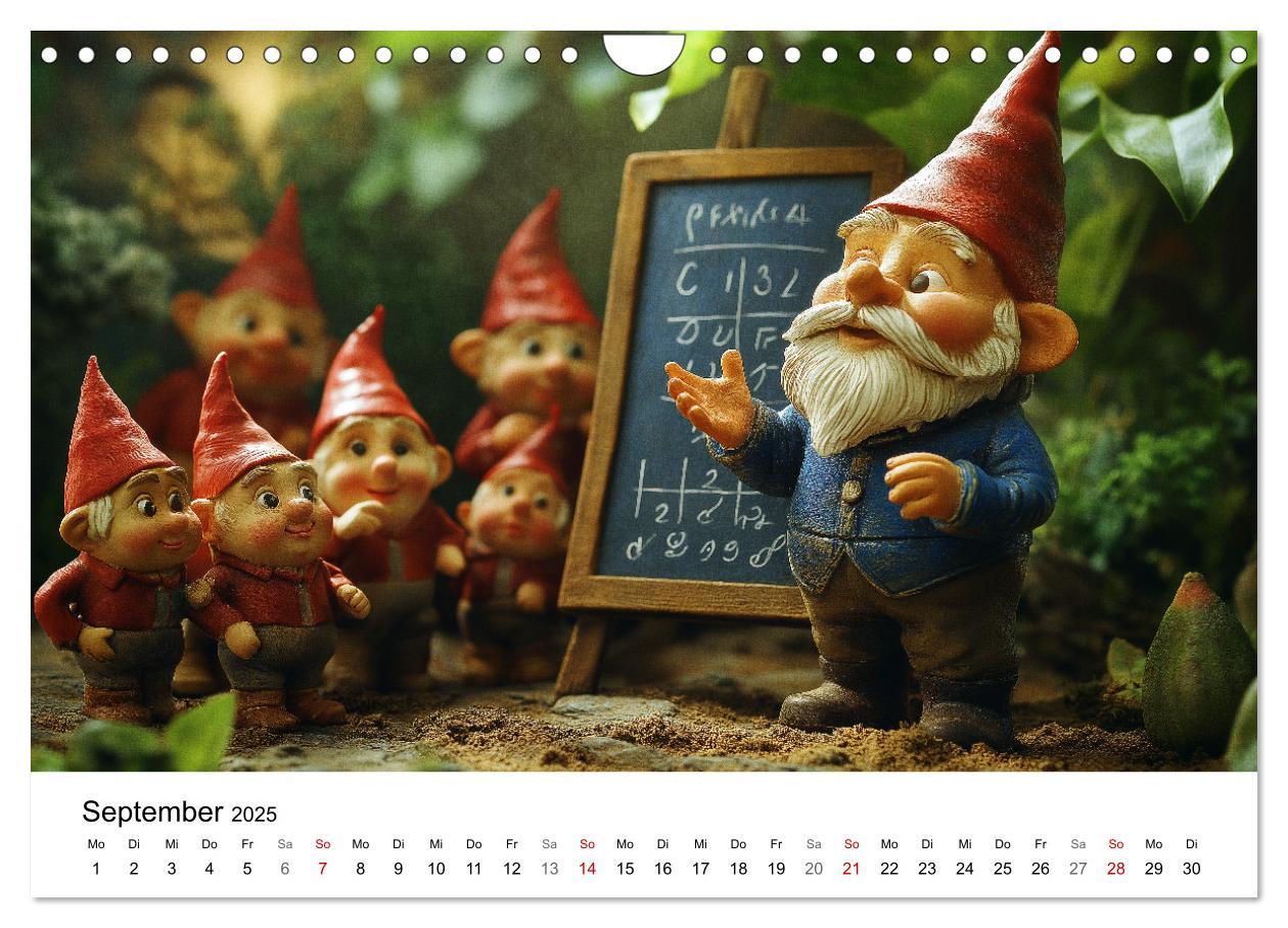 Bild: 9783457204108 | Berufe der Gartenzwerge (Wandkalender 2025 DIN A4 quer), CALVENDO...