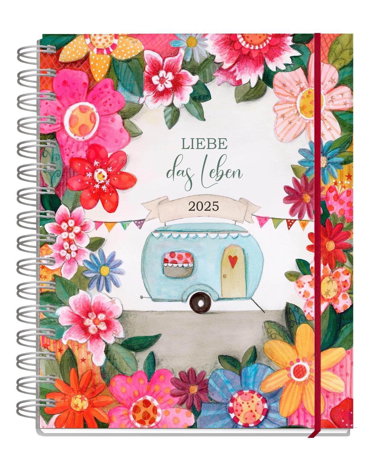 Cover: 9783949568848 | Taschenkalender 2025 | Liebe das Leben | Silke Leffler | Kalender