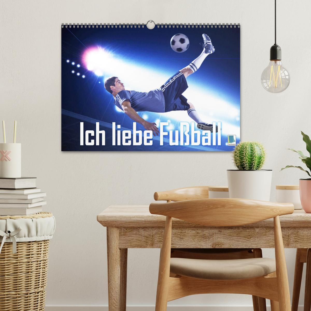 Bild: 9783435128914 | Ich liebe Fußball (Wandkalender 2025 DIN A3 quer), CALVENDO...