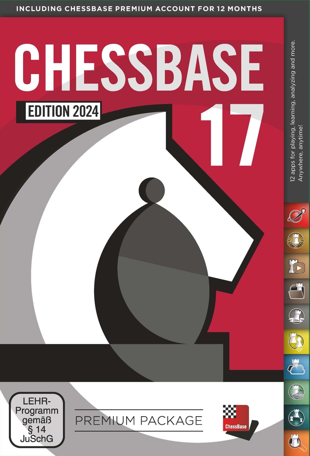 Cover: 9783866819252 | ChessBase 17 - Premium-Paket - Edition 2024 | ChessBase GmbH | DVD-ROM