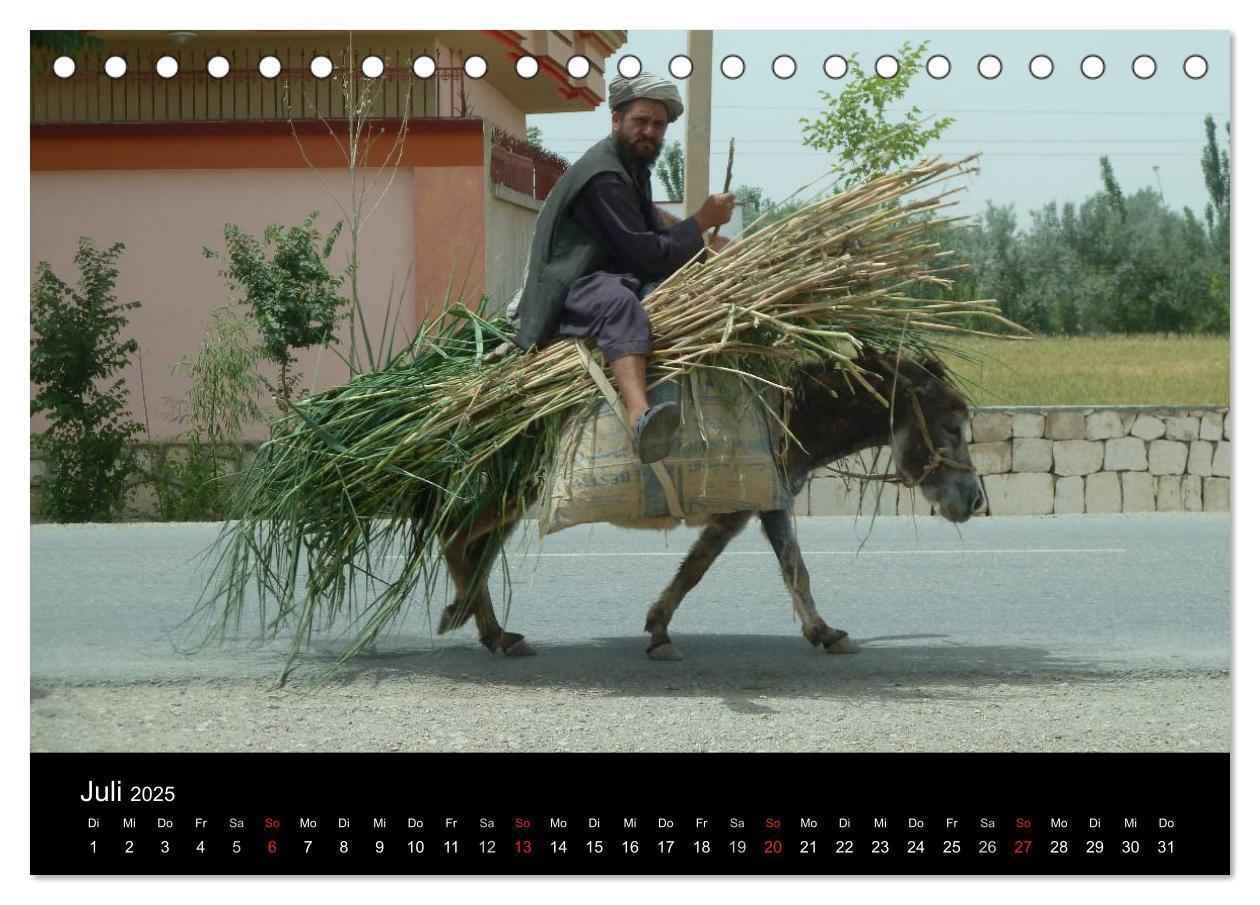 Bild: 9783435796922 | Afghanistan (Tischkalender 2025 DIN A5 quer), CALVENDO Monatskalender