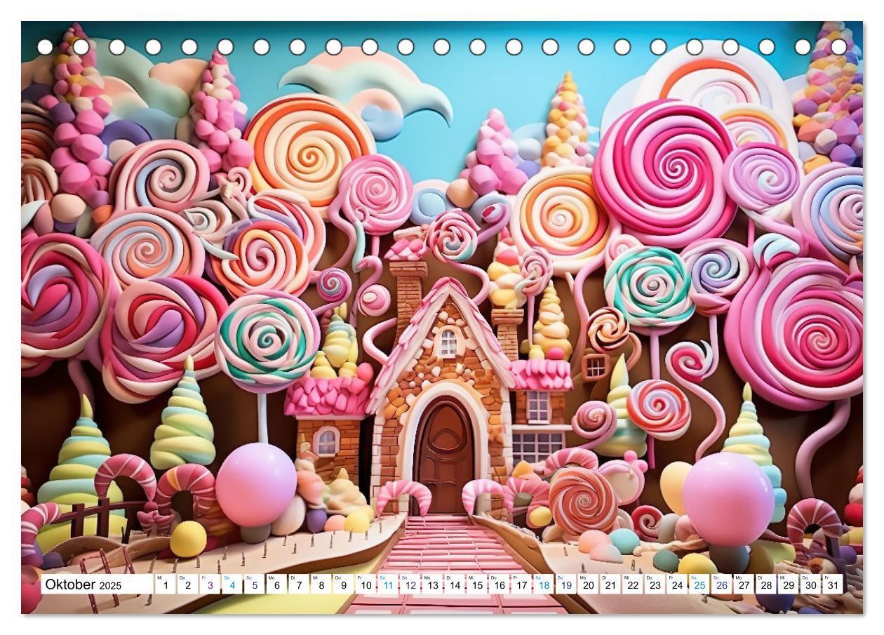 Bild: 9783383814747 | Zuckerträume im Candyland (Tischkalender 2025 DIN A5 quer),...