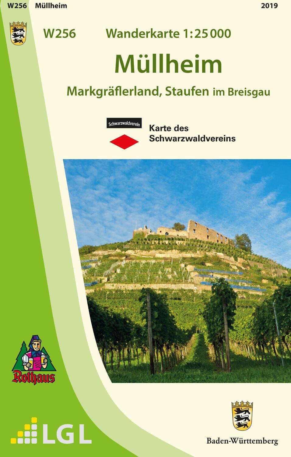 Cover: 9783863984823 | Müllheim | Markgräflerland, Staufen im Breisgau | (Land-)Karte | 2019