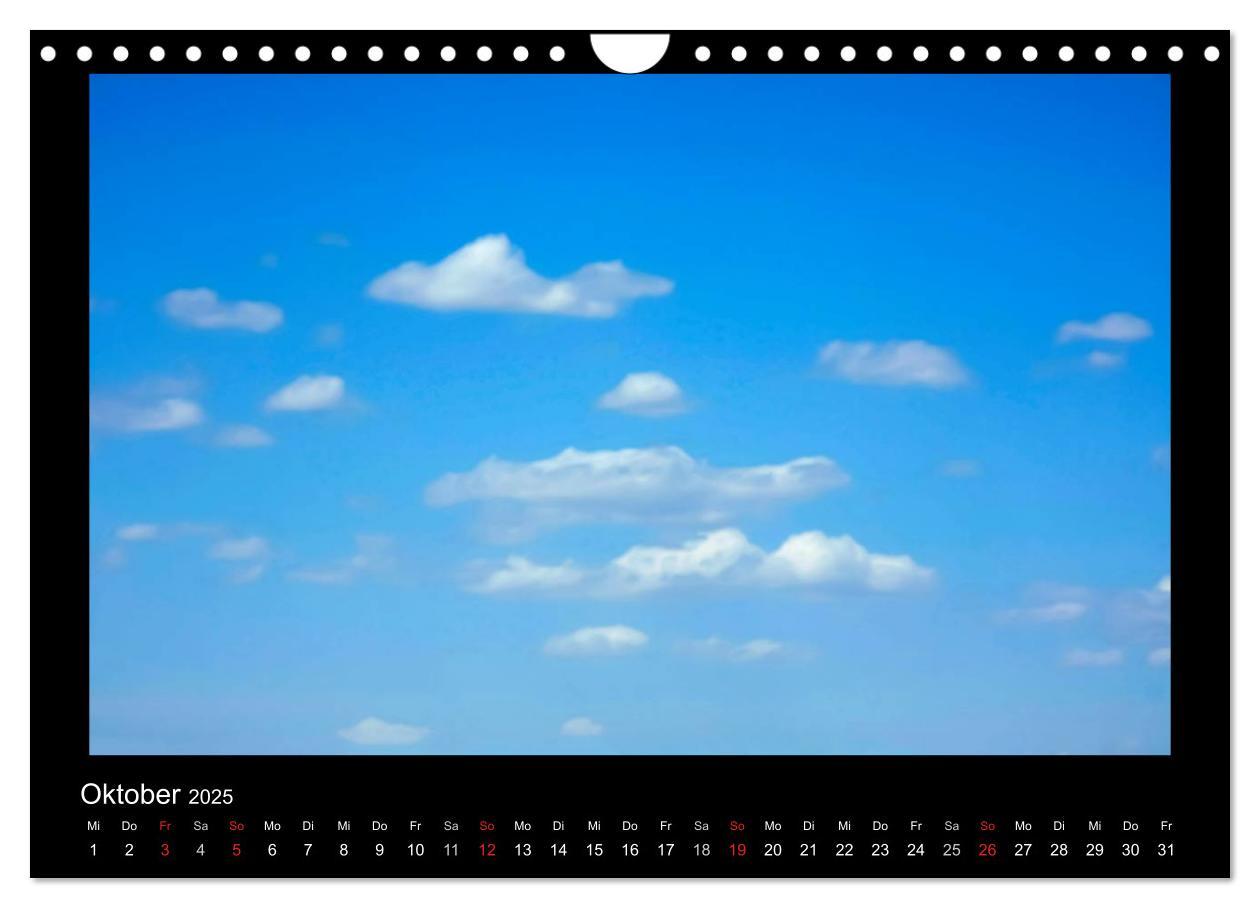 Bild: 9783435832828 | Wolkenbilder (Wandkalender 2025 DIN A4 quer), CALVENDO Monatskalender