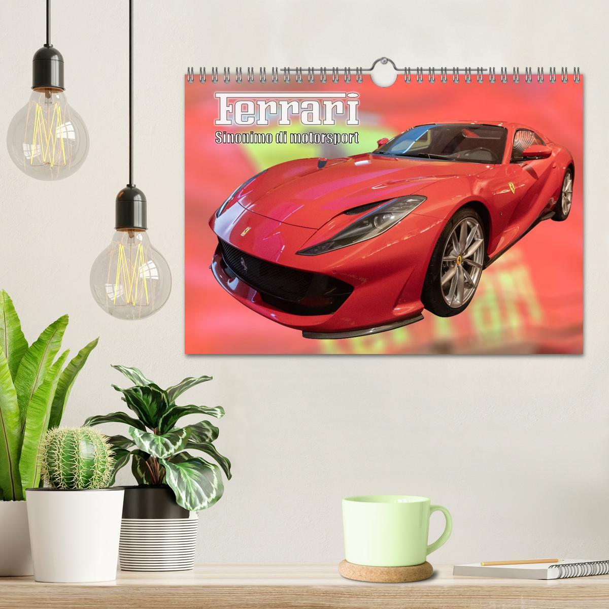 Bild: 9783383851698 | Ferrari - Synonym für Motorsport (Wandkalender 2025 DIN A4 quer),...