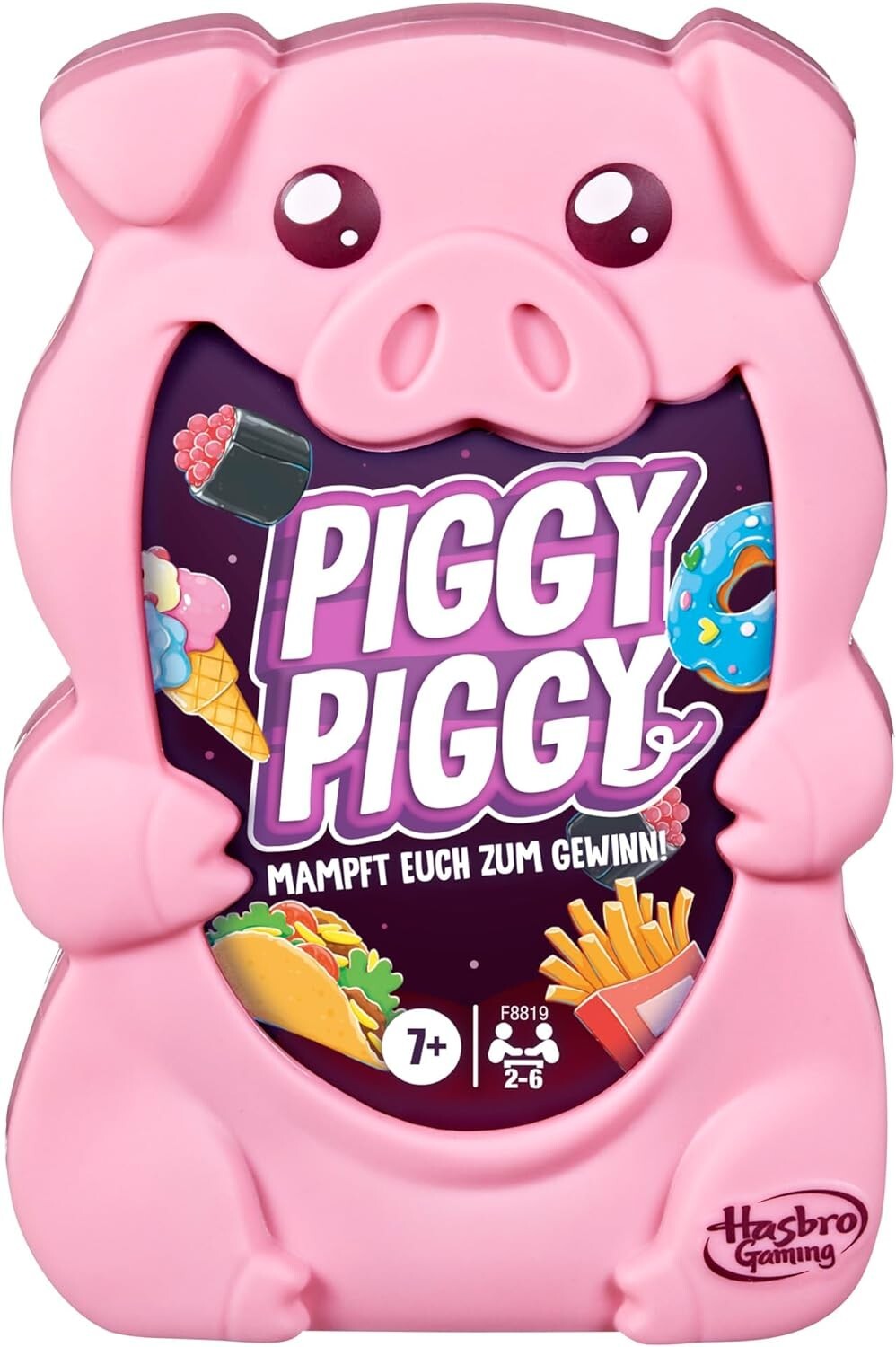 Cover: 5010996224507 | Hasbro F8819100 - Piggy Piggy, Kartenspiel, Familienspiel, Reisespiel