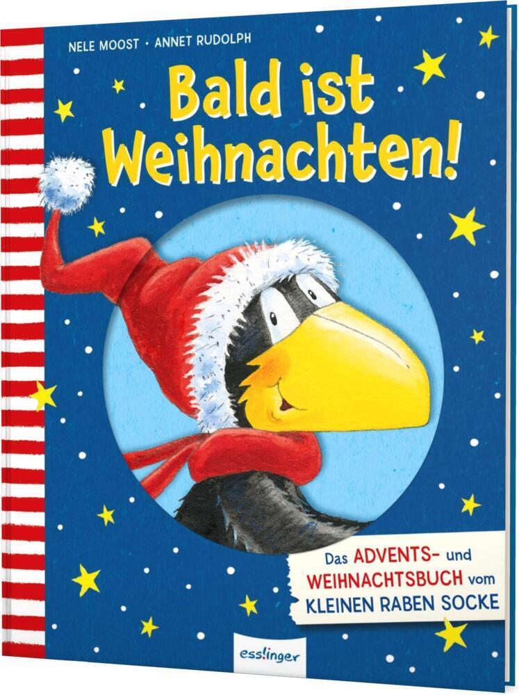 Cover: 9783480238019 | Der kleine Rabe Socke: Bald ist Weihnachten! | Nele Moost | Buch