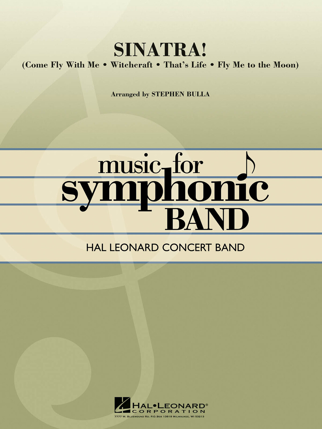 Cover: 884088588991 | Sinatra! | Hal Leonard Concert Band Series | Partitur + Stimmen