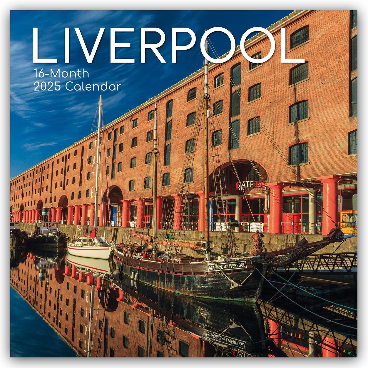 Cover: 9781835361153 | Liverpool 2025 - 16-Monatskalender | The Gifted | Kalender | 14 S.