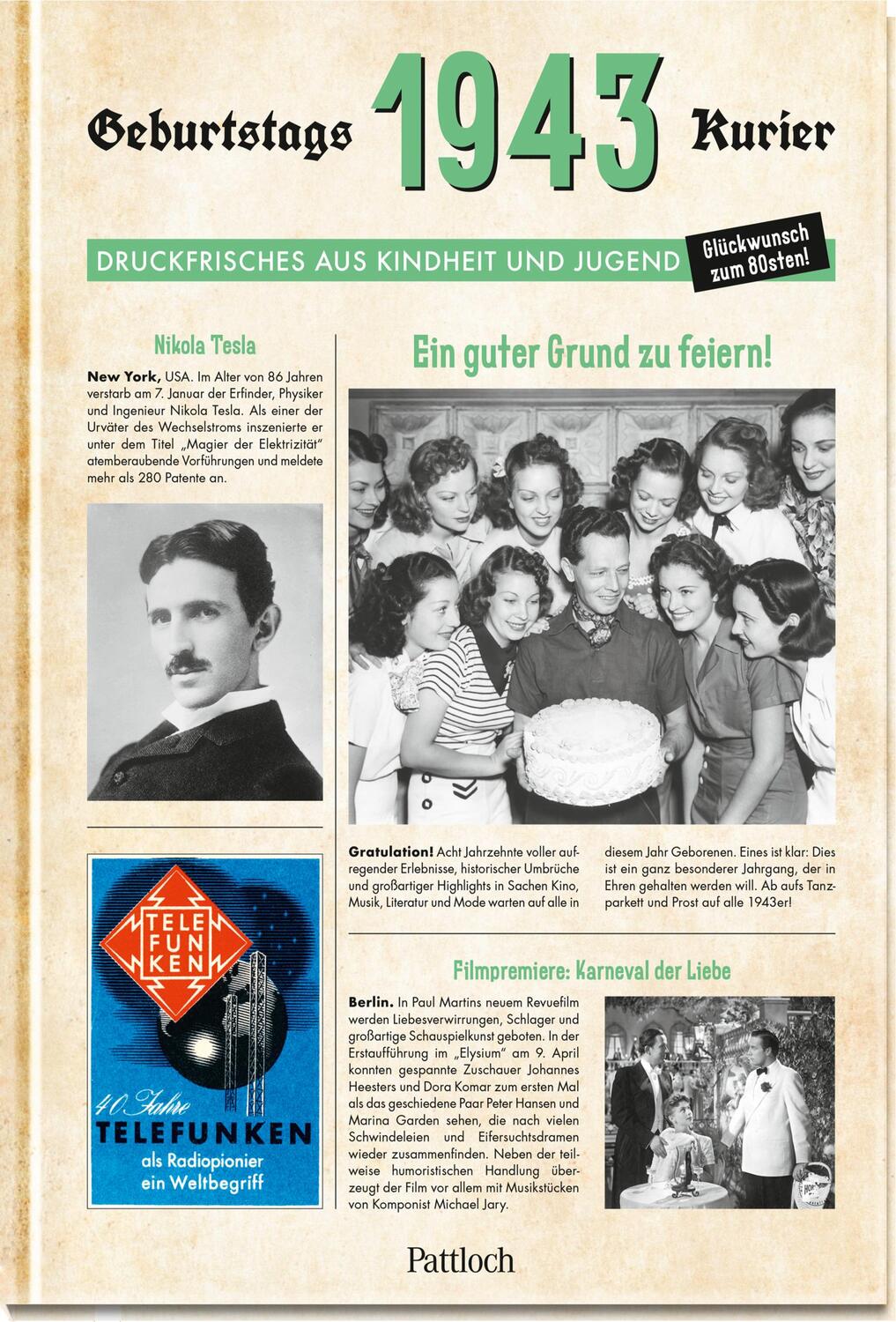 Cover: 9783629007322 | 1943 - Geburtstagskurier | Ute Wielandt | Buch | 80 S. | Deutsch