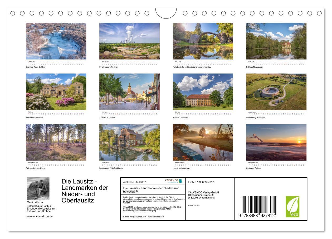 Bild: 9783383927812 | Die Lausitz - Landmarken der Nieder- und Oberlausitz (Wandkalender...